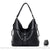 Sac à Main Femme Fermeture Éclair - modèle Noir / 39x28x11cm - Sac Roche ™