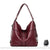 Sac à Main Femme Fermeture Éclair - modèle Rouge / 39x28x11cm - Sac Roche ™