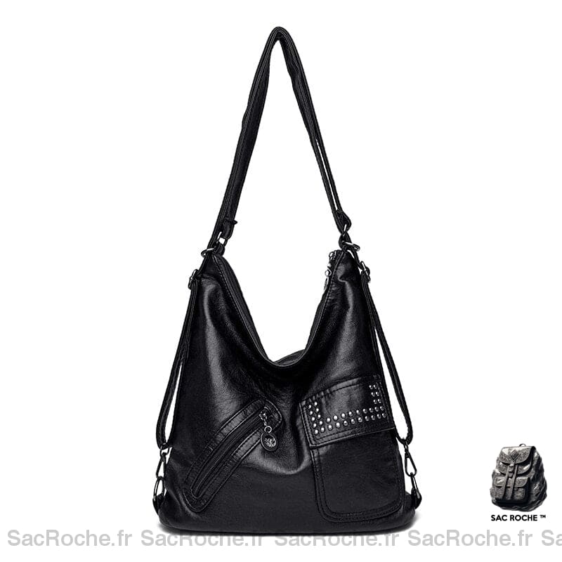 Sac À Main Femme Fermeture Lycée Noir Main Femme