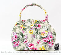 Sac à main femme fleur pas cher - modèle Rouge / 22cmx12cmx13cm - Sac Roche ™