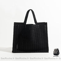 Sac à Main Femme Grand - modèle Noir - Sac Roche ™