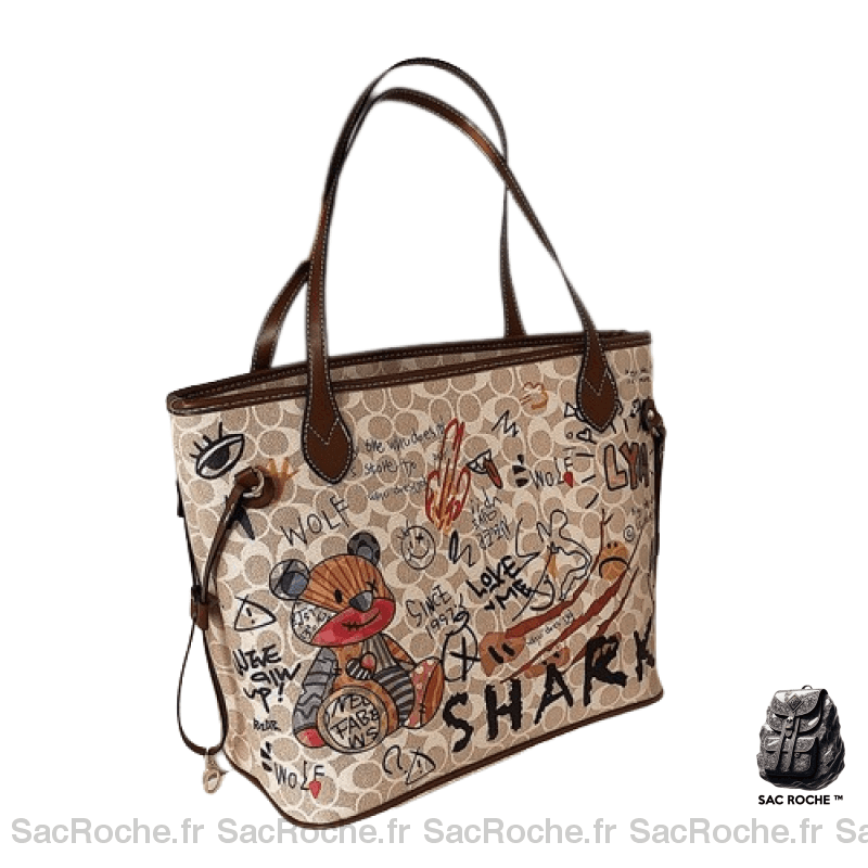 Sac À Main Femme Jeune Et Joli Café Main Femme