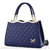 Sac à main femme léger chic - modèle Bleu marine / 30x11x20 cm - Sac Roche ™