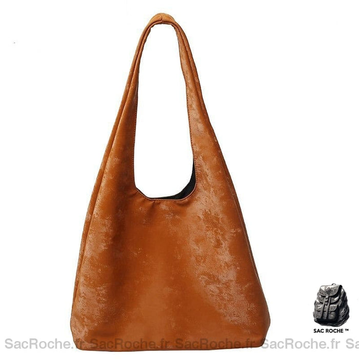 Sac À Main Femme Marron Abordable Camel / 31X35X10Cm