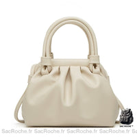 Sac à main femme marron chic - modèle Blanc - Sac Roche ™