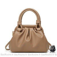 Sac à main femme marron chic - modèle Kaki - Sac Roche ™