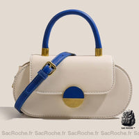 Sac à Main Femme Moderne - modèle Blanc / 23x2x9cm - Sac Roche ™