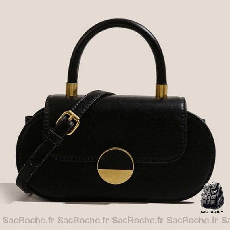 Sac À Main Femme Moderne Noir / 23X2X9Cm