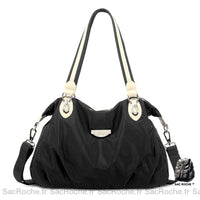 Sac à main femme moyenne - modèle Noir / 40x11x30cm - Sac Roche ™