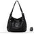 Sac à main femme à multiples poches - modèle Noir / 34x11x27cm - Sac Roche ™