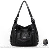 Sac À Main Femme Multiples Poches Noir / 34X11X27Cm Main Femme