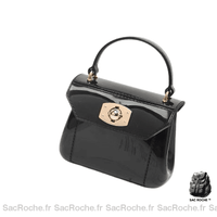 Sac à Main Femme Noir - modèle Pure noir - Sac Roche ™