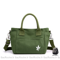 Sac à main femme pas cher - poches incluses - modèle Vert / 22×20×12cm - Sac Roche ™