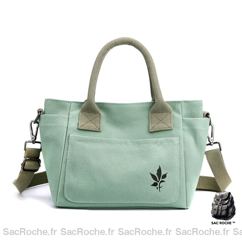 Sac À Main Femme Pas Cher - Poches Incluses Vert Clair / 22×20×12Cm Main Femme