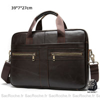 Sac à main femme PC - modèle Café noir - Sac Roche ™