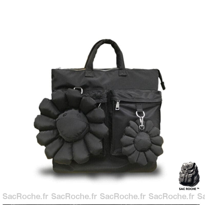 Sac À Main Femme Poches Extérieures Noir / 35X5X40Cm Main Femme