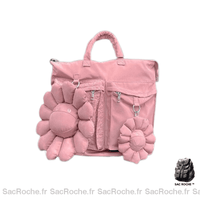 Sac à main femme poches extérieures - modèle Rose / 35x5x40cm - Sac Roche ™