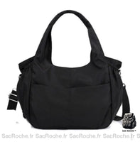 Sac À Main Femme Poches Pratiques - modèle Noir / 32x14x29 cm - Sac Roche ™