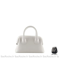 Sac à Main Femme Porté - modèle Blanc / 23x15x7.5cm - Sac Roche ™