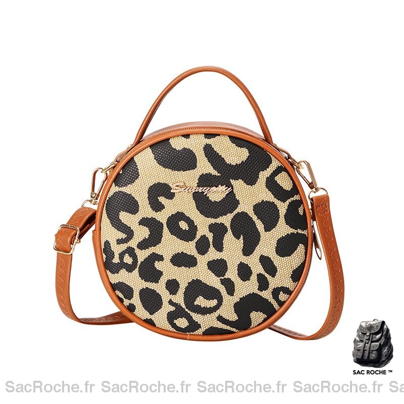 Sac À Main Femme Rond Pas Cher Camel / 17X6.5X17Cm Main Femme