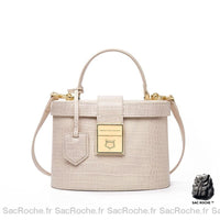 Sac à main femme seau - modèle Ivoire - Sac Roche ™