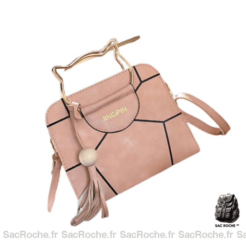 Sac À Main Femme Taille Moyenne Rose Main Femme