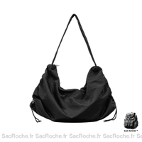 Sac à Main Femme Tendance 2019 - modèle Noir / 47x23x15.5cm - Sac Roche ™