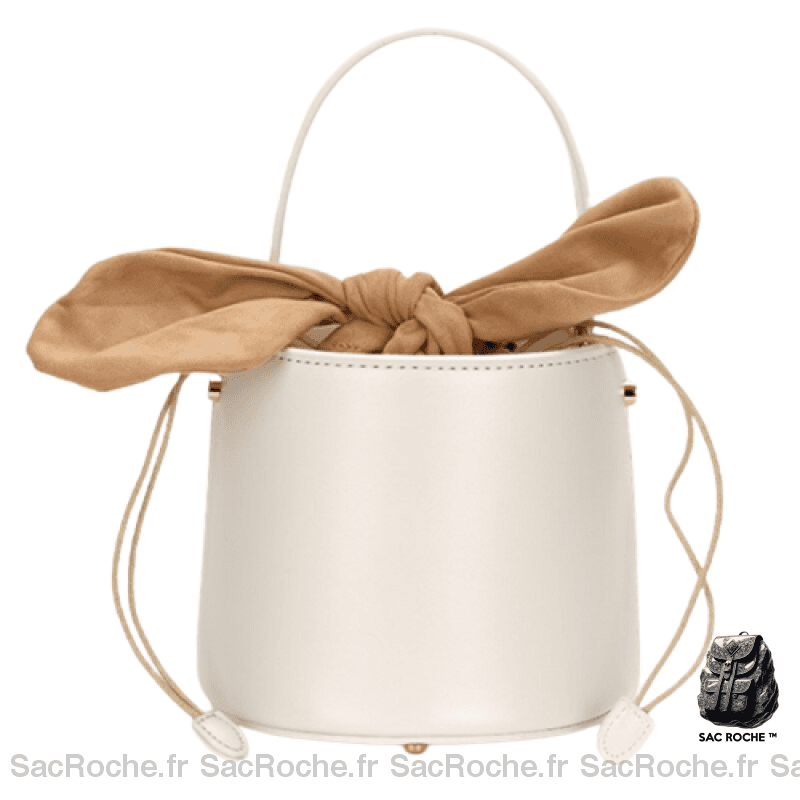 Sac À Main Femme Tendance Blanc / 19Cmx13Cmx9Cm