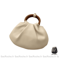 Sac à main femme tendance - modèle Blanc / 25x2x18cm - Sac Roche ™