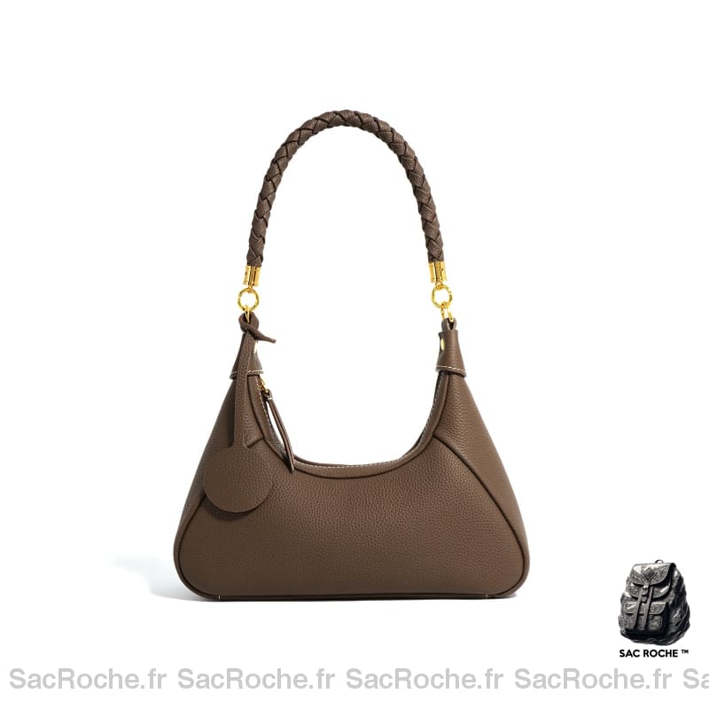 Sac À Main Femme Tendance Élégant Café / 28X8X12Cm Main Femme