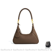 Sac à main femme tendance élégant - modèle Café / 28x8x12cm - Sac Roche ™