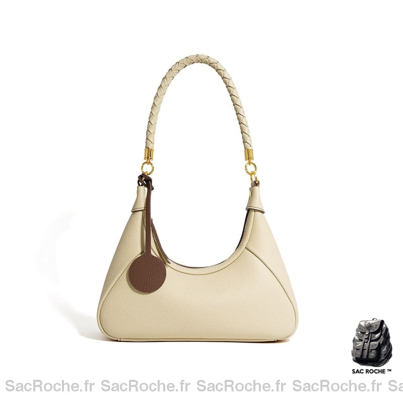 Sac À Main Femme Tendance Élégant Ivoire / 28X8X12Cm Main Femme