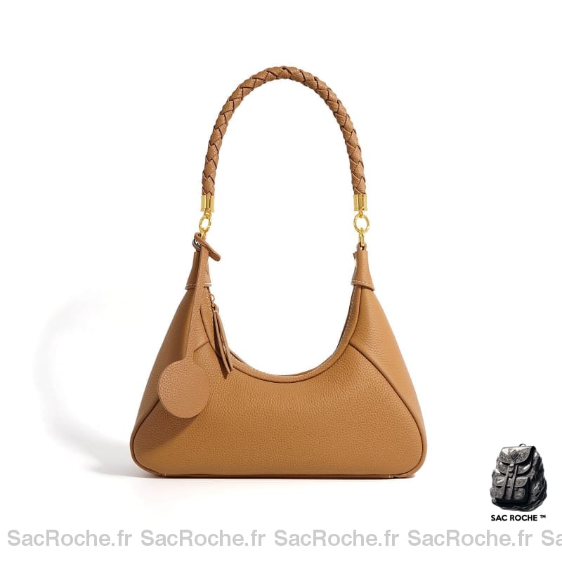 Sac À Main Femme Tendance Élégant Marron Clair / 28X8X12Cm Main Femme