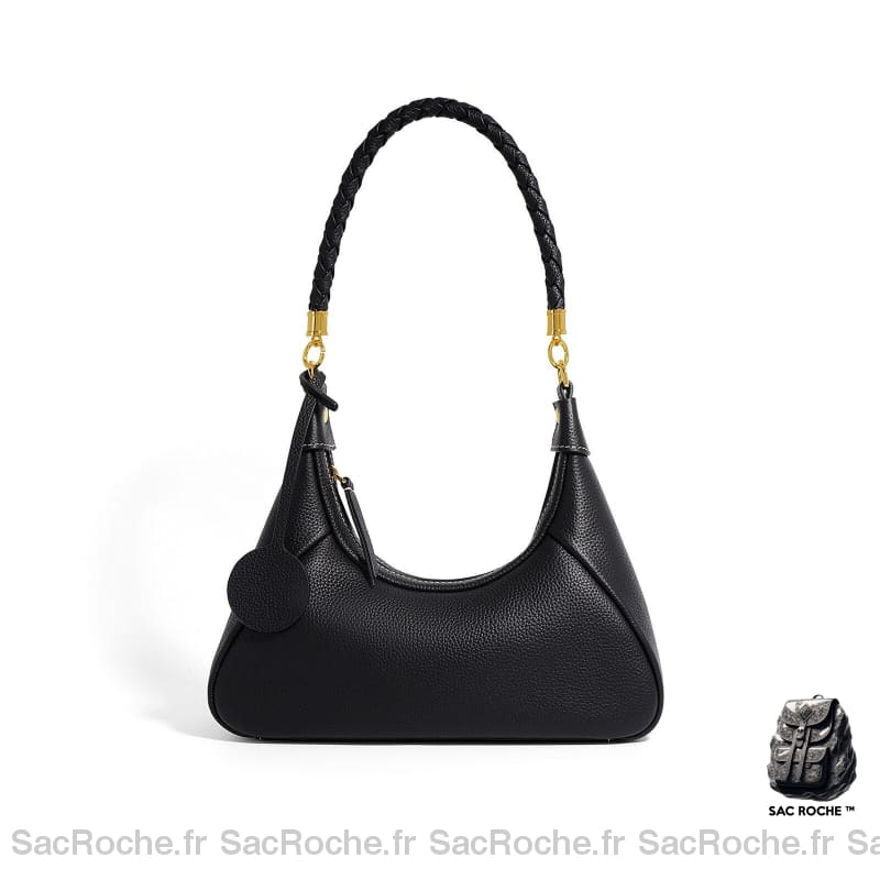 Sac À Main Femme Tendance Élégant Noir / 28X8X12Cm Main Femme