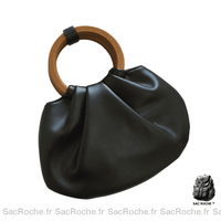 Sac à main femme tendance - modèle Noir / 25x2x18cm - Sac Roche ™