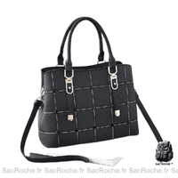 Sac à main femme tendance - modèle Noir - Sac Roche ™