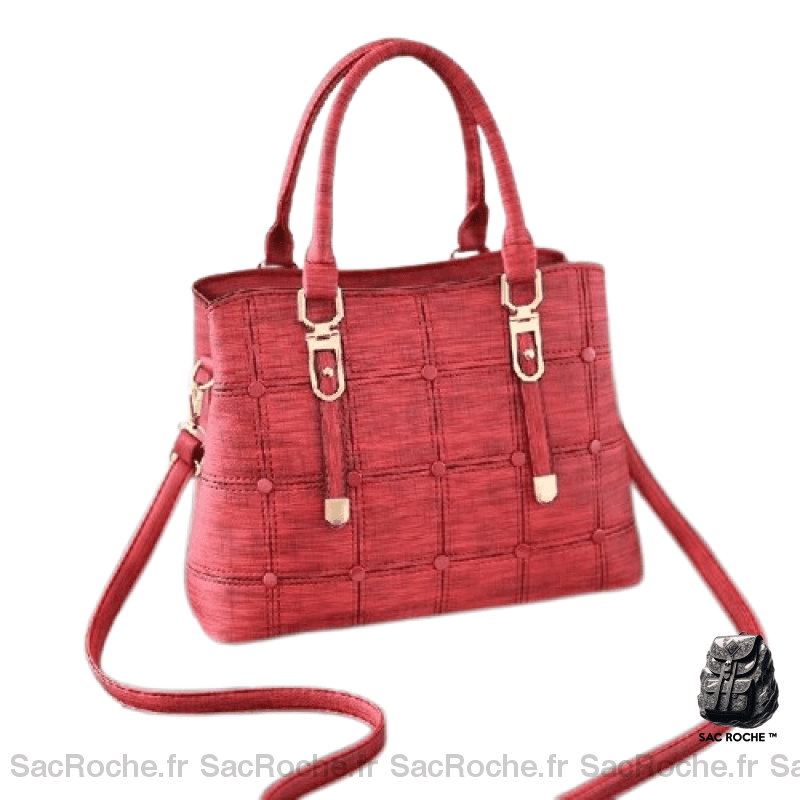 Sac À Main Femme Tendance Rouge Main Femme