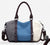 Sac à Main Femme Tricolore Élégant - modèle Bleu - Sac Roche ™