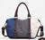 Sac à Main Femme Tricolore Élégant - modèle Bleu marine - Sac Roche ™
