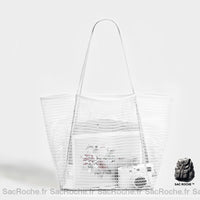 Sac à Main Femme Trou Trou - modèle Blanc / 35x39cm - Sac Roche ™