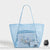 Sac à Main Femme Trou Trou - modèle Bleu / 35x39cm - Sac Roche ™
