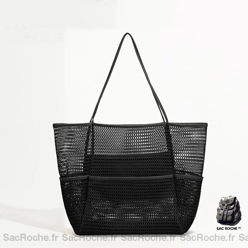 Sac À Main Femme Trou Noir / 35X39Cm