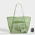 Sac à Main Femme Trou Trou - modèle Vert / 35x39cm - Sac Roche ™