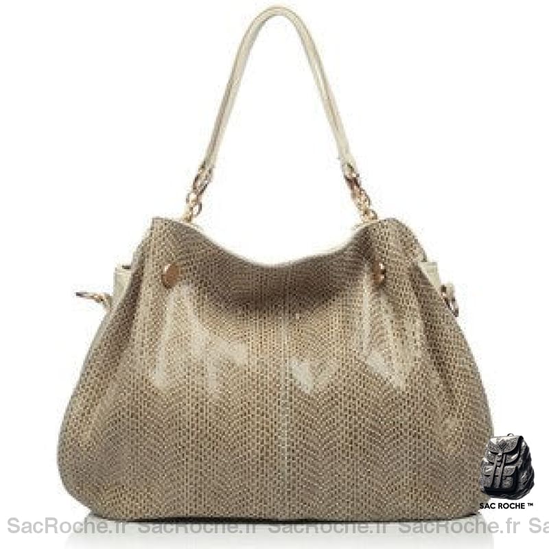 Sac À Main Femmes Multiple Compartiments Beige Main Femme