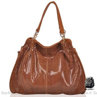 Sac à main femmes multiple compartiments - modèle Marron - Sac Roche ™