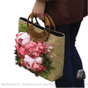 Sac À Main Fleuri Femme Main Femme