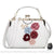 Sac à main fleuri femme - modèle Blanc / 19x15x5cm - Sac Roche ™