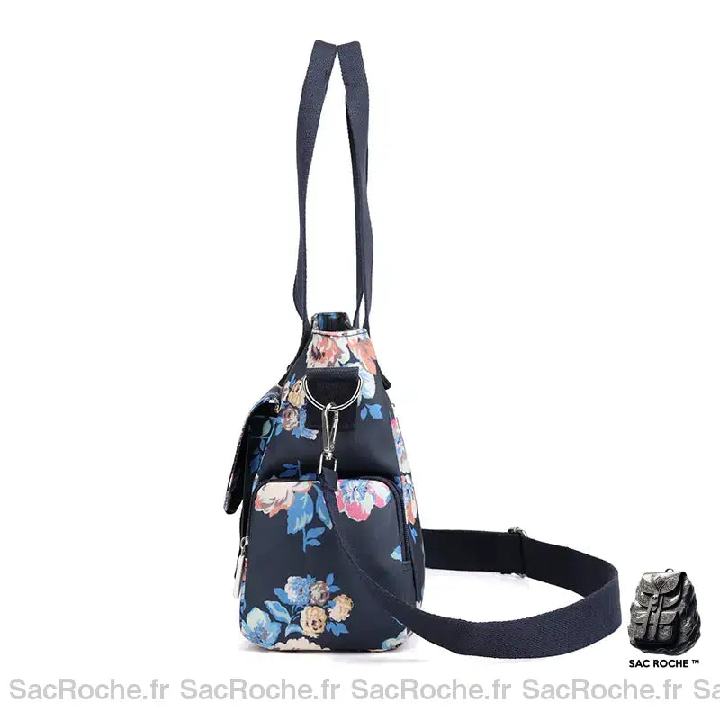 Sac À Main Floral Femme Dos