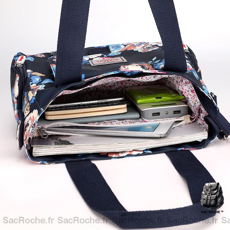 Sac À Main Floral Femme Dos