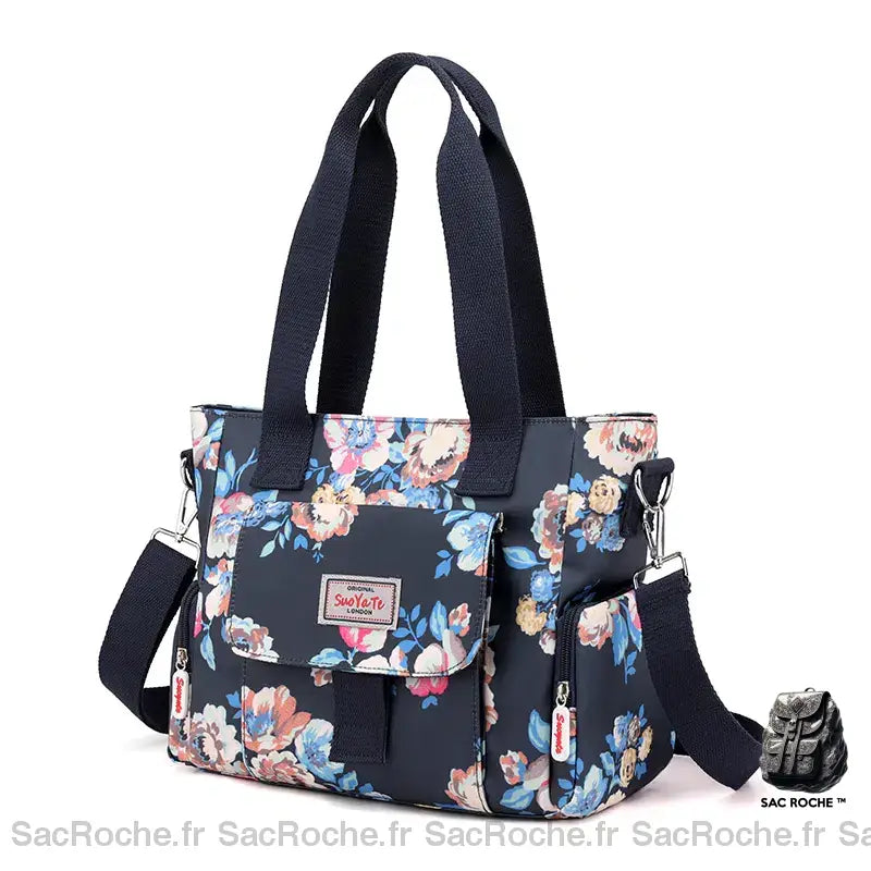 Sac À Main Floral Femme Dos